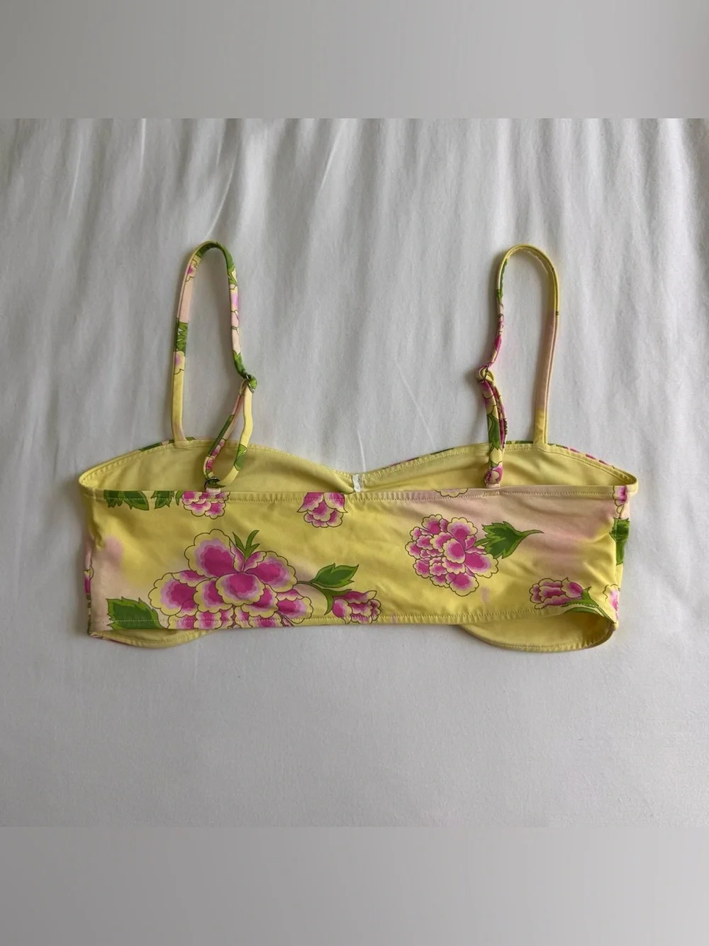 FRANKIE'S BIKINIS cleo floral bralette bikini top